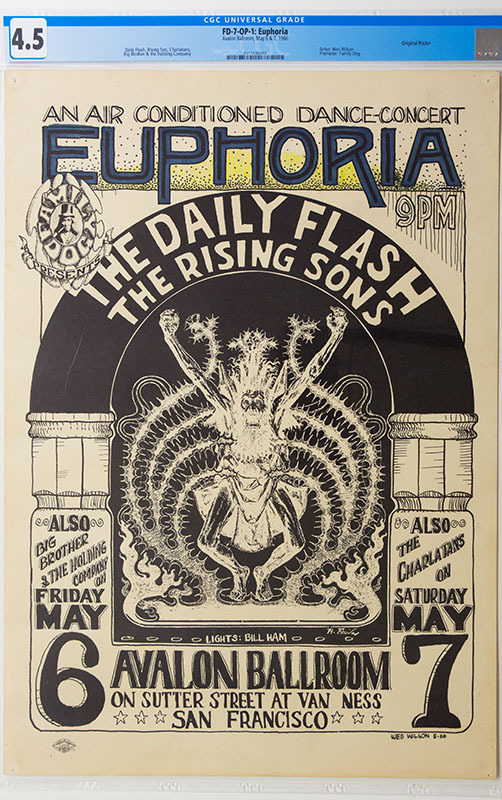 The April 2023 CGC Certified Concert Poster Auction
