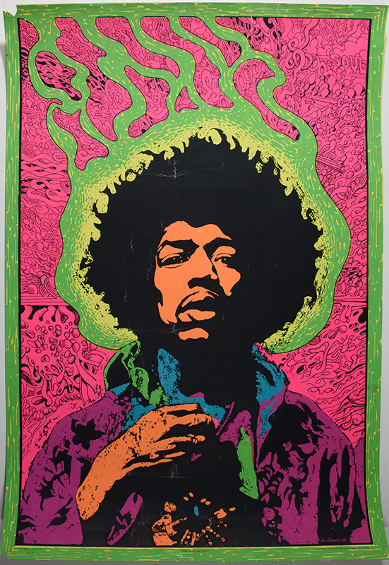 The 1960s Vintage Blacklight & Headshop Poster Auction