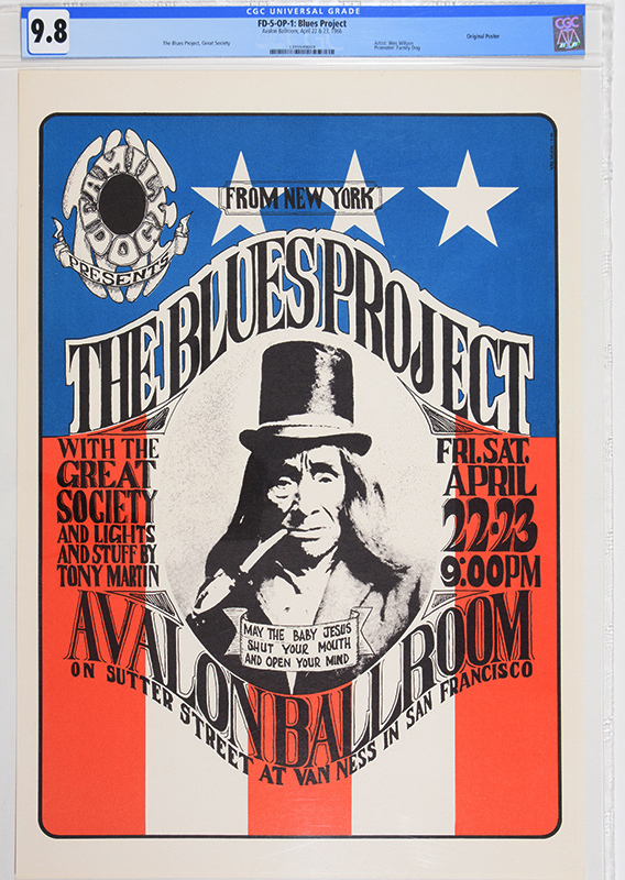 The July 2023 CGC Certified Concert Poster Auction