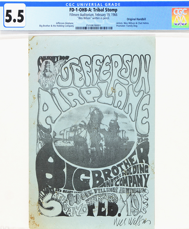 The July 2024 CGC Certified Concert Poster Auction