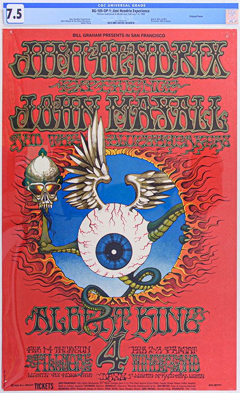 The September 2025 CGC Certified Concert Poster Auction