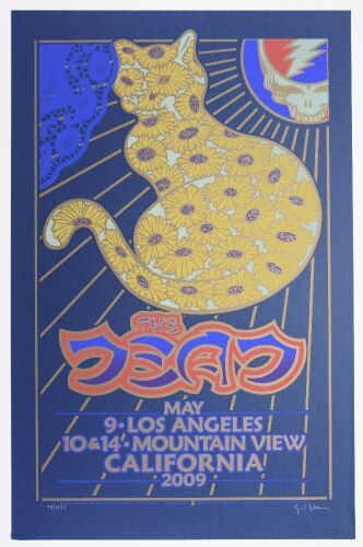 2009 Gary Houston The Dead Mountain View Los Angeles LE Signed Houston Poster Near Mint 83