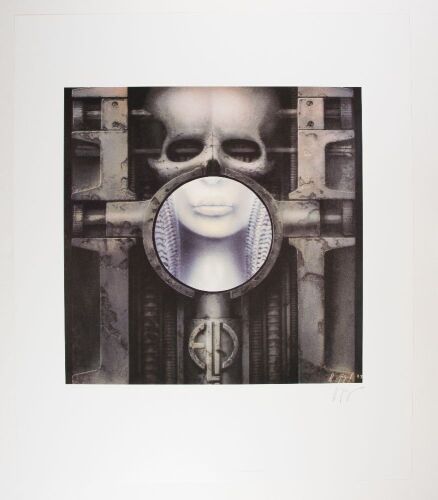 1990 Emerson Lake & Palmer Brain Salad Surgery Commemorative LE Print Poster Near Mint 85