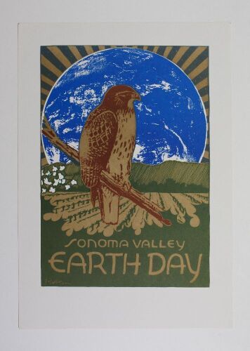 1990 Stanley Mouse Sonoma Valley Earth Day Poster Near Mint 85