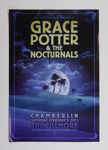 2011 NF-1085 Grace Potter & The Nocturnals The Fillmore Poster Excellent 71