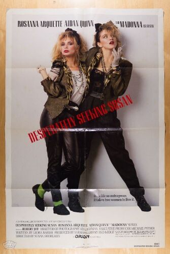 1985 Desperately Seeking Susan Movie Poster Extra Fine 63