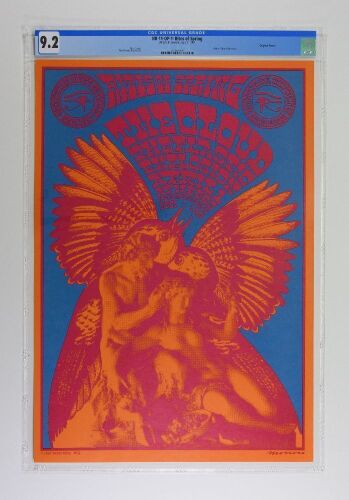 1967 NR-11 The Cloud The Plastic Explosion Webb's in Stockton Poster CGC 9.2