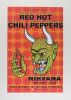 1991-BGP-51 Red Hot Chili Peppers Nirvana Pearl Jam NYE Cow Palace RP2 Poster Mint 91