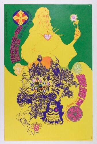 1968 FD-114 The Fugs Avalon Ballroom Poster Near Mint 87