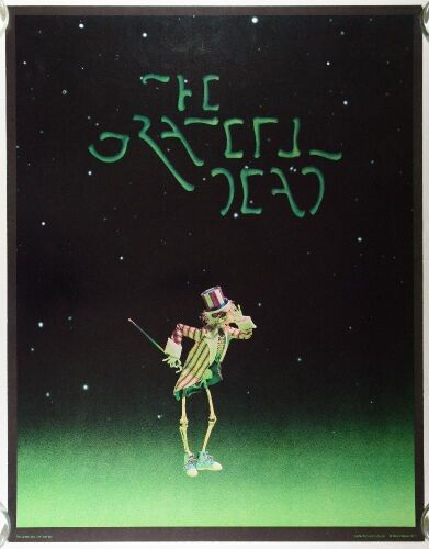 1977 Gary Gutierrez The Grateful Dead Movie Poster Excellent 79