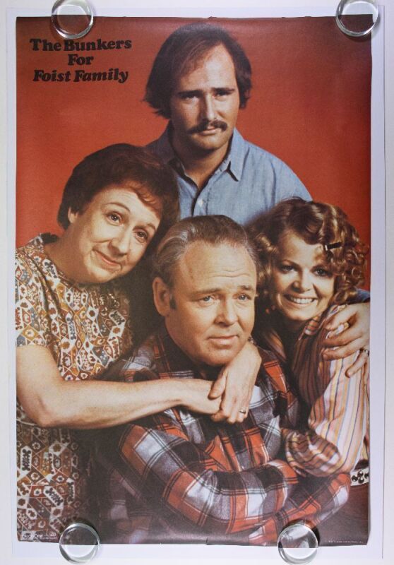 1972 All In The Family Headshop Poster Near Mint 87