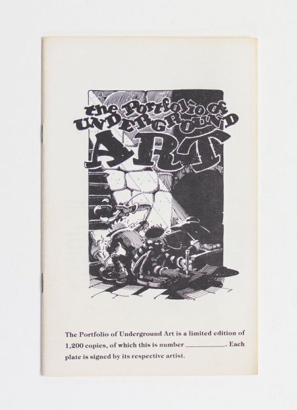 1980 Rick Griffin R. Crumb The Portfolio of Underground Art LE Booklet Excellent 79