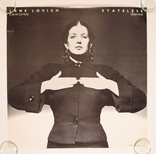 1979 Lene Lovich Stateless Promotional Poster Extra Fine 63