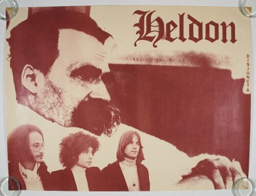 1974 Heldon Disjuncta Promotional Poster Extra Fine 63