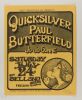 1971 Quicksilver Messenger Service Paul Butterfield Selland Arena Fresno Signed Tuten Poster Mint 91