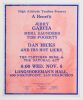 1972 Jerry Garcia Merl Saunders Tom Fogerty Longshoreman's Hall Benefit Cardboard Poster Near Mint 87