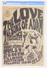 1966 FD-4 Love Sons Of Adam The Charlatans Fillmore Auditorium RP3 Poster CGC 9.0