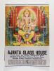 1987 Ajanta Glass House Ganesh Calendar Scroll Poster Excellent 73