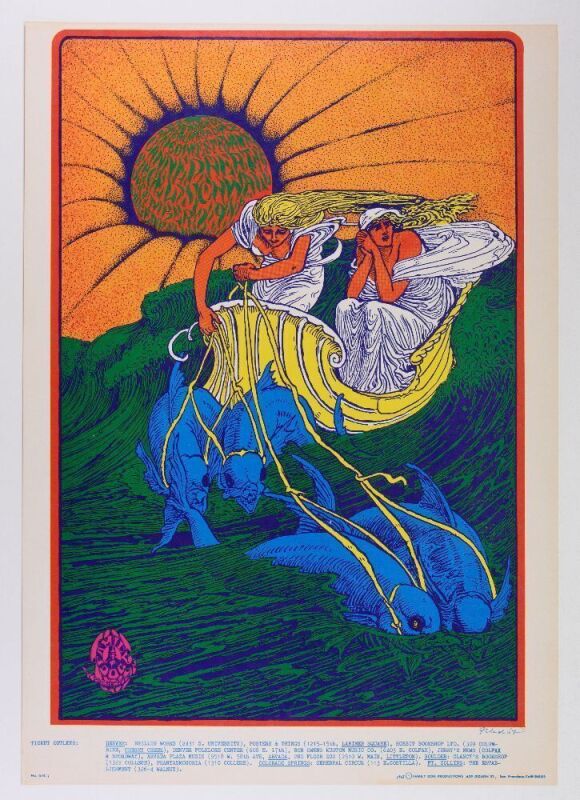 1967 FD-D14 Canned Heat 1601 W Evans Street Denver Poster Mint 91