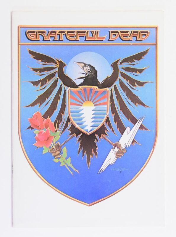 1983 Stanley Mouse Grateful Dead Concert Program Near Mint 85