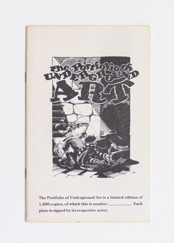 1980 Rick Griffin R. Crumb The Portfolio of Underground Art LE Booklet Excellent 79