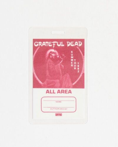 1982 Grateful Dead Summer Tour All Area Pass