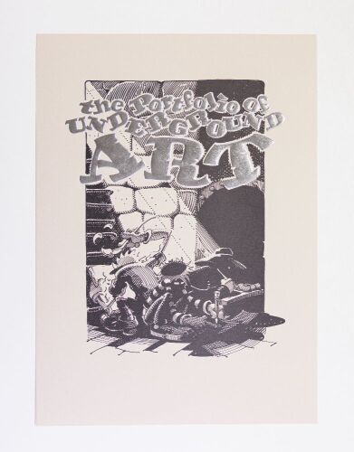 1980 Rick Griffin Portfolio of Underground Art Embossed Print Mint 91