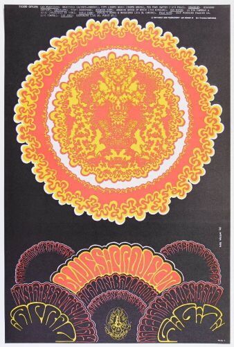 1968 FD-113 Blues Project It’s a Beautiful Day Avalon Ballroom Poster Mint 91