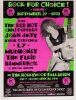 1992 Red Hot Chili Peppers Joan Jett Rock For Choice Palladium Poster Excellent 79