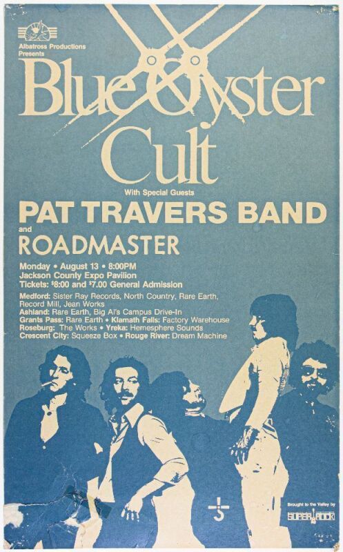 1979 Blue Öyster Cult Jackson County Expo Pavilion Poster Extra Fine 67