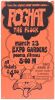 1974 Foghat Expo Gardens Peoria Poster Excellent 70