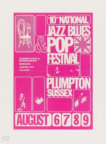 1970 Peter Green Cat Stevens Black Sabbath The National Jazz Blues Pop Festival Handbill Near Mint 81