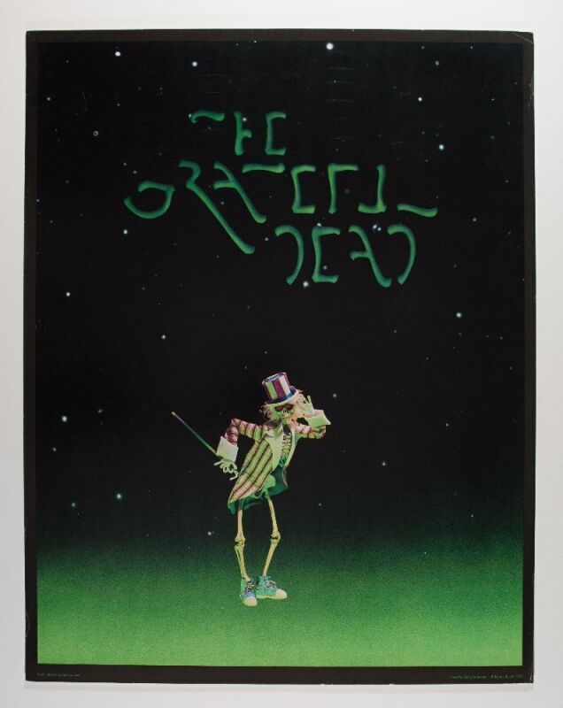 1977 Gary Gutierrez The Grateful Dead Movie Poster Extra Fine 67