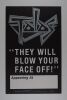 1979 Talas They Will Blow Your Face Off Tour Blank Poster Near Mint 81