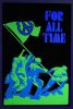 1969 Peace For All Time Blacklight Headshop Poster Excellent 79 - 2