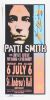 2000 Mark Arminski Patti Smith St Andrews Hall Signed Arminski & Smith Poster Near Mint 87