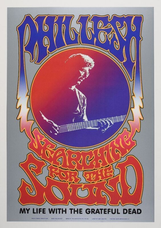 2005 Phil Lesh Searching for the Sound: My Life with the Grateful Dead Book Promotional Poster Mint 91