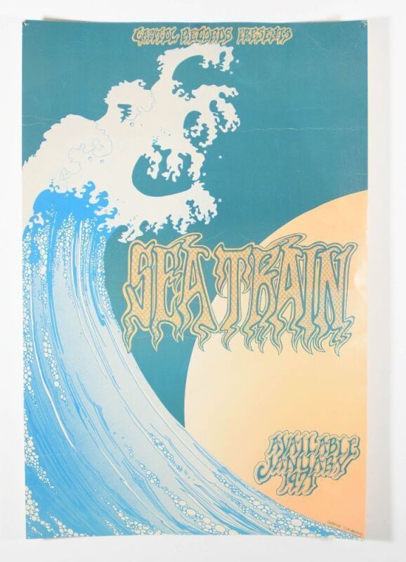 1971 Sea Train Capitol Records Promo Poster Extra Fine 61