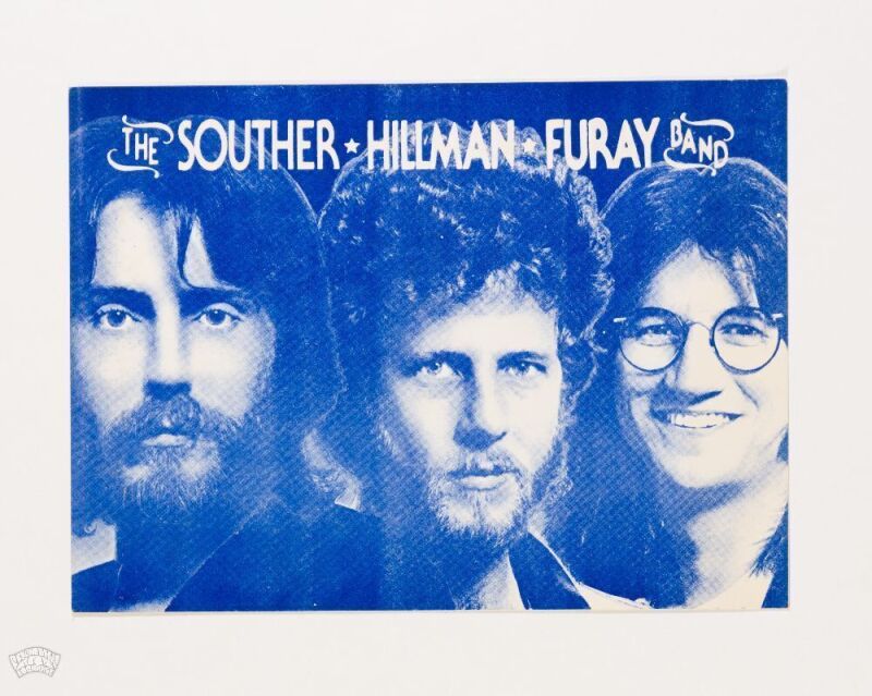 1974 The Souther Hillman Furay Band First Album Asylum Records Promotional Postcard Near Mint 81