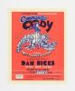 1972 Commander Cody Dan Hicks Berkeley Community Theater Handbill Excellent 79