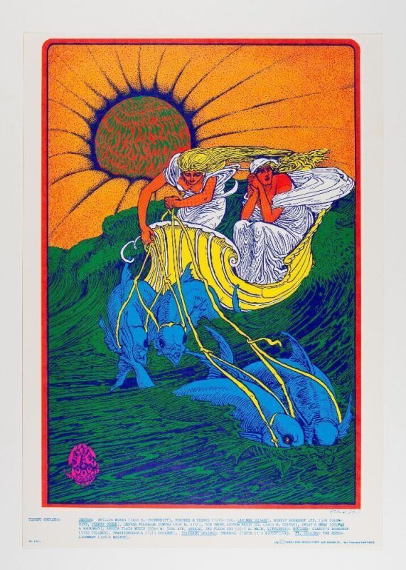 1967 FD-D14 Canned Heat 1601 W Evans Street Denver Poster Mint 95