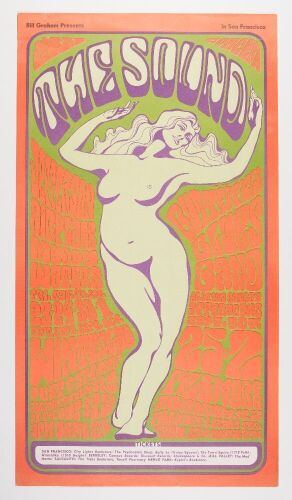 1966 BG-29 Jefferson Airplane Winterland & Fillmore Poster Extra Fine 67