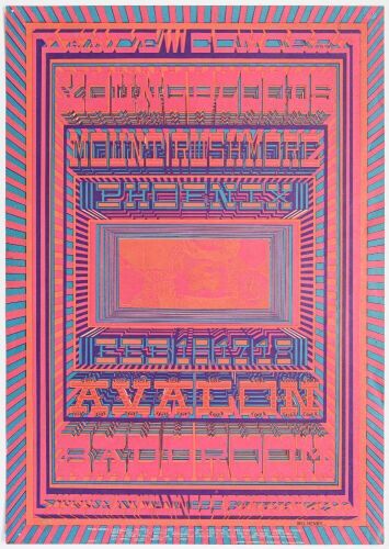 1968 FD-106 Youngbloods Avalon Ballroom Poster Extra Fine 61