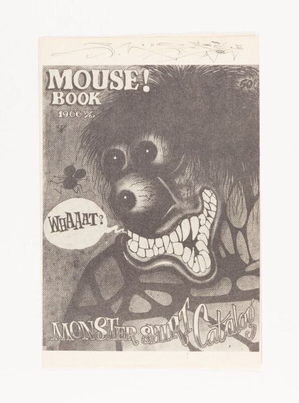 1966 Mouse Studios Monster T Shirt Signed Mouse Catalog Near Mint 87