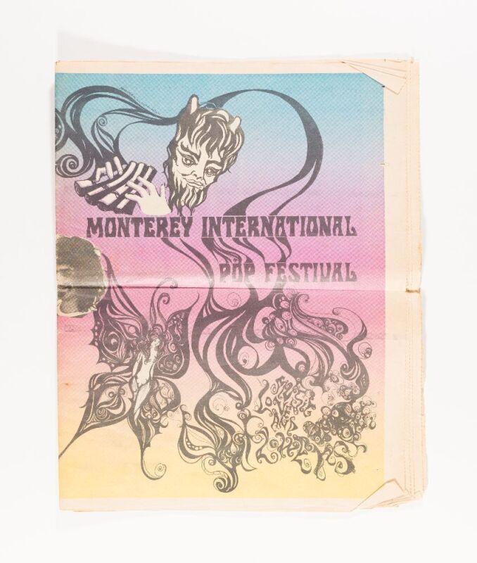1967 The Monterey International Pop Festival Souvenir Program Extra Fine 67