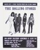 1969 The Rolling Stones SMU Moody Coliseum Dallas Poster Near Mint 85