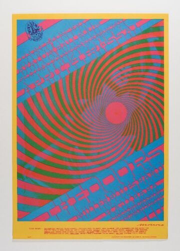1967 FD-57 The Doors Miller Blues Band Avalon Ballroom OP-1 Poster Excellent 79
