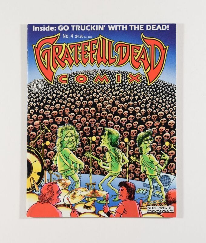 1992 Grateful Dead Comix Issue No. 4 Book Near Mint 85
