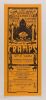 1981 The Cramps Halloween Show Devonshire Fairgrounds Poster Excellent 79