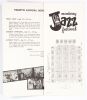1961 John Coltrane Duke Ellington Dizzy Gillespie Odetta Monterey Jazz Festival Program Near Mint 89 - 3